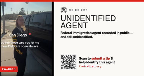Most Wanted poster - CA-0013