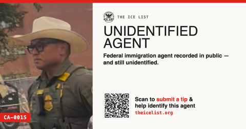 Most Wanted poster - CA-0015