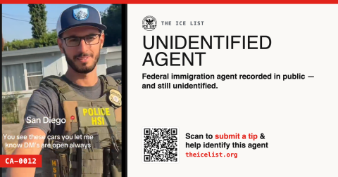 Most Wanted poster - CA-0012
