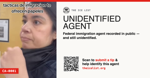 Most Wanted poster - CA-0001